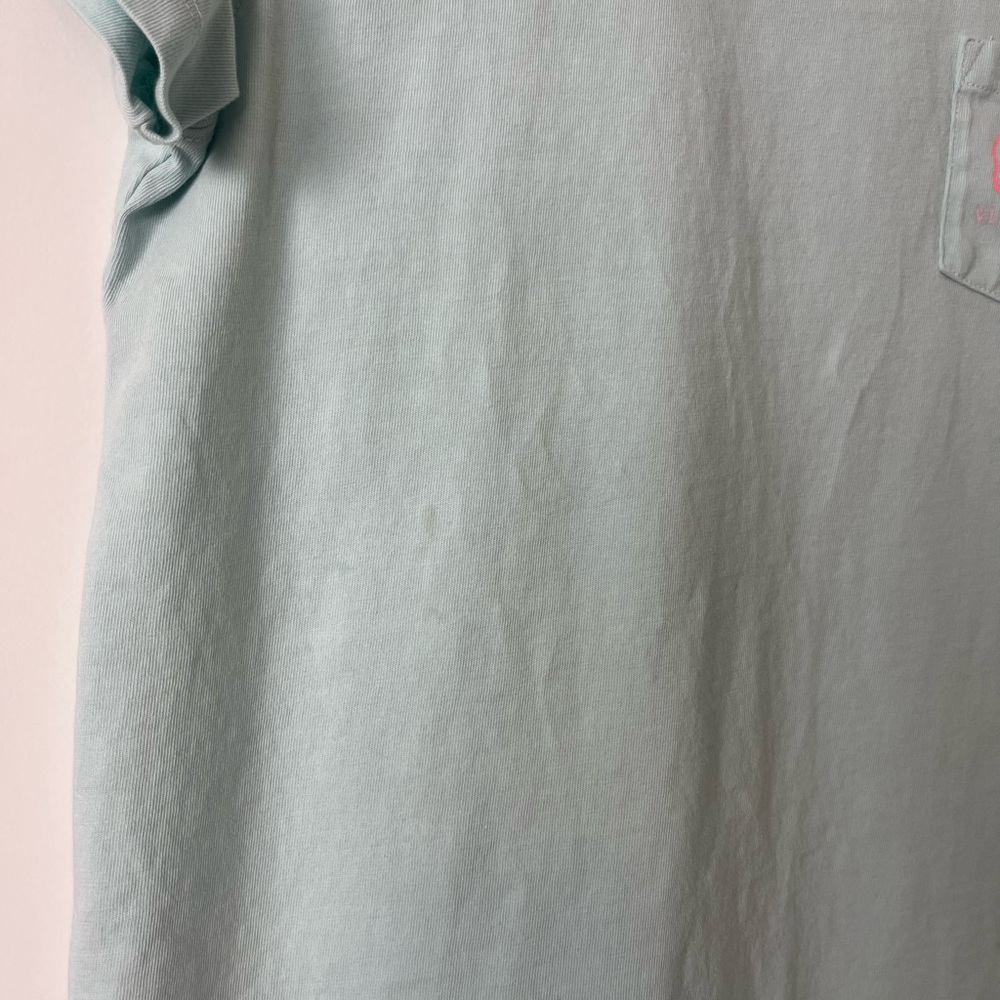 Vineyard Vines Women’s Small Turquoise T-Shirt - Picture 3 of 4